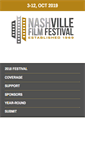 Mobile Screenshot of nashvillefilmfestival.org