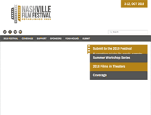 Tablet Screenshot of nashvillefilmfestival.org